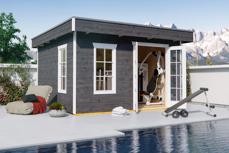 Skan Holz Gartenhaus Breda 1 - 28 mm