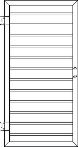 OSMO Multi-Fence Einzeltor auf Maß inkl. Beschlagset