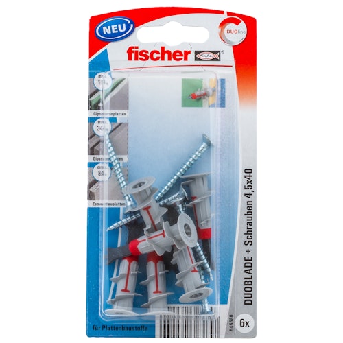 FISCHER Gipskartondübel Duoblade K S (6 Stück)