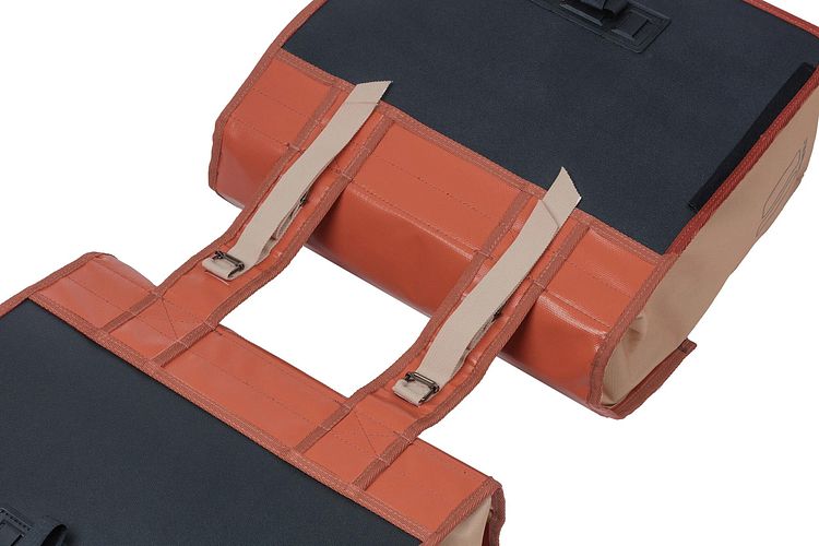 Basil Urban Load Doppeltasche rot,rosa