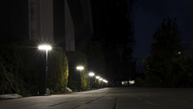 dz LED Zaunbeleuchtung für Torpfosten 100 x 100 mm