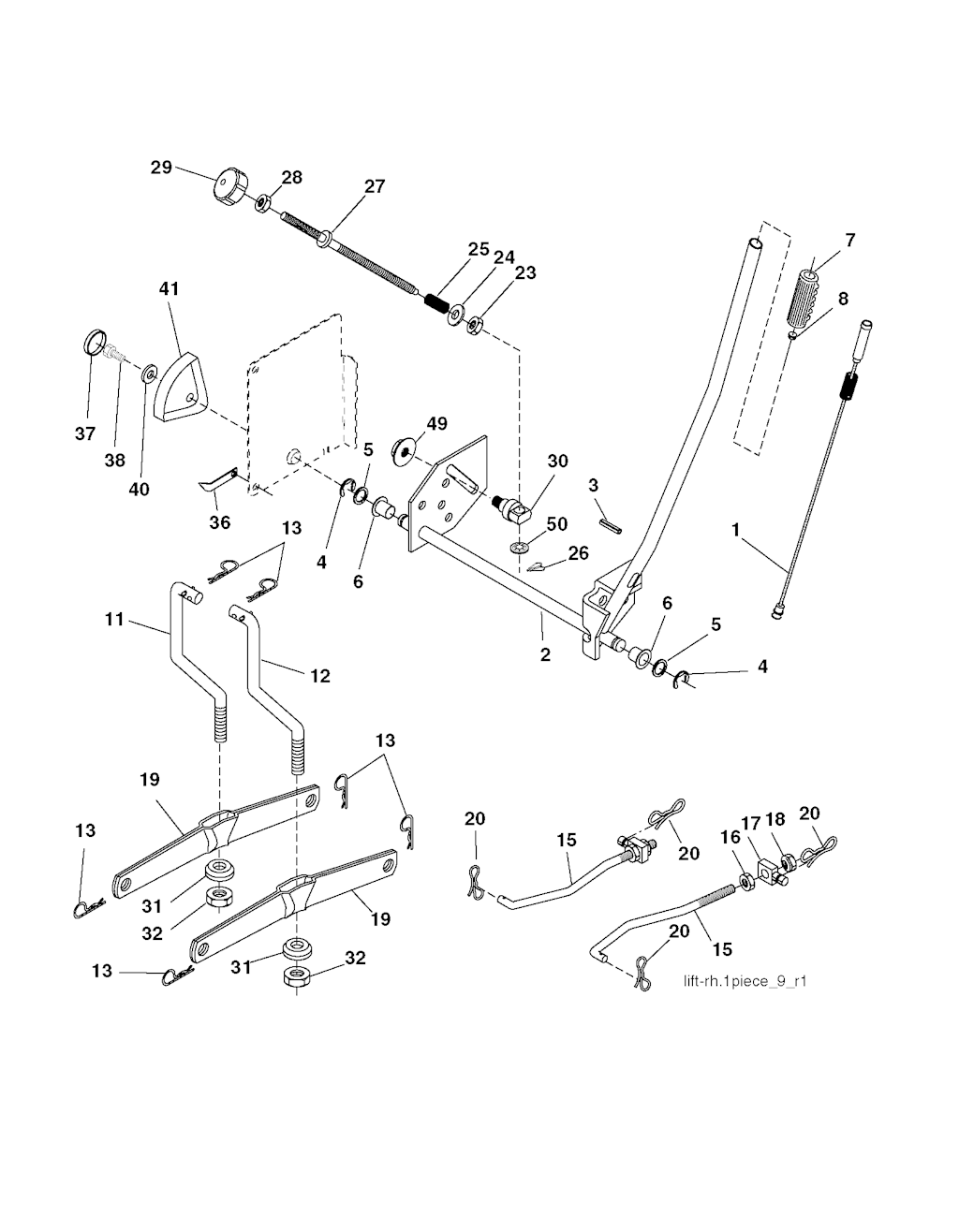 Explosionszeichnung Ersatzteile