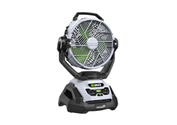 EGO Power Akku-Ventilator FN1000E 25 cm, Sprühnebelkühlfunktion Kit