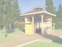 Weka Treseneingang (1x) für Gartenoase 651 Gr. 1 (294 x 294 cm)Zubehörbild