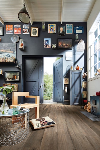 MEISTER Designboden MeisterDesign. next DD 500 S 1287 x 220 x 8 mm 6986 Altholzeiche lehmgrau Authentic Wood-Struktur