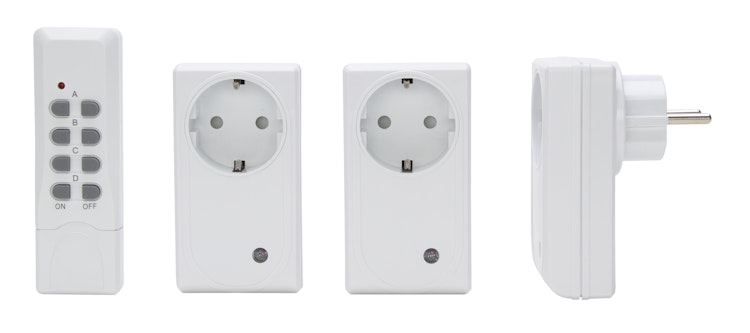 Kopp Funk-Schalter-Set 3+1 weiß