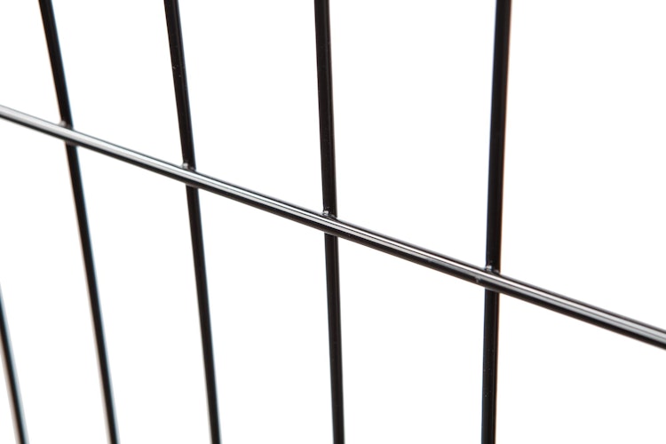 dz Zaunset BLACKY 5/4/5 Pfosten BL mit Edelstahlplättchen