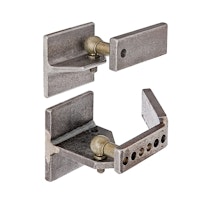 Alberts® Hebetorbeschlag f.Metalltore f.unebene Geländeverläufe,z.Anschweißen
