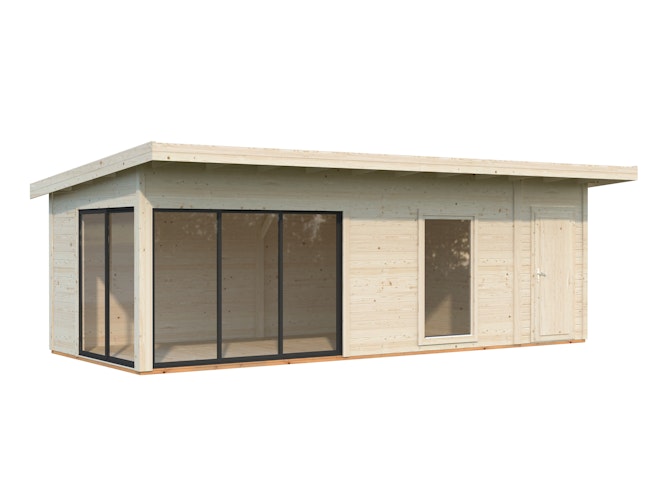 Palmako Gartenhaus Andrea 21,1 m² Slide Plus - 44 mm