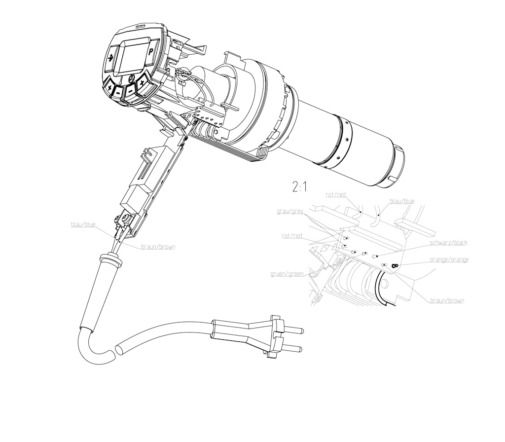 Explosionszeichnung Ersatzteile