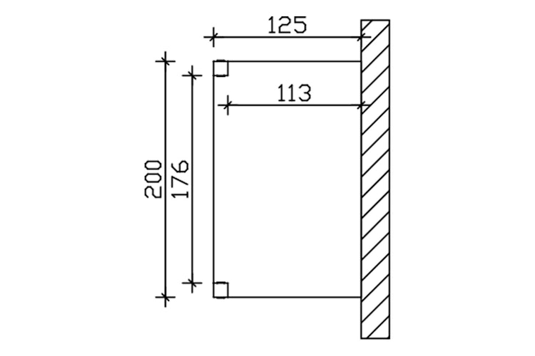 Skan Holz Flachdach Vordach Fehmarn