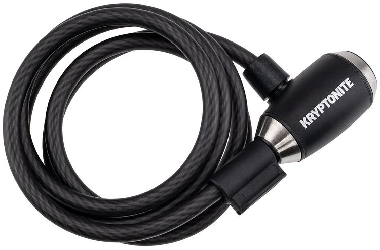 KRYPTONITE Kabelschloss Kryptoflex Key Cable 10 mm 180 cm grau