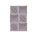 Vorschaubild Mollis Polsterpaneel Rosa  30x30 cm Dreieck