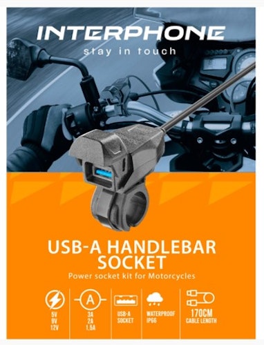 INTERPHONE USB-A Einbausteckdose 12V