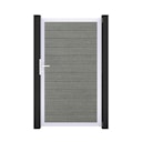 Vorschaubild GroJa BasicLine Schmal Einzeltor Rahmen Aluminium EV1 1000 x 1800 mm