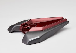 BODYSTYLE Sportsline Sitzkeil ABS Kunststoff grau/rot für KAWASAKI Z1000 