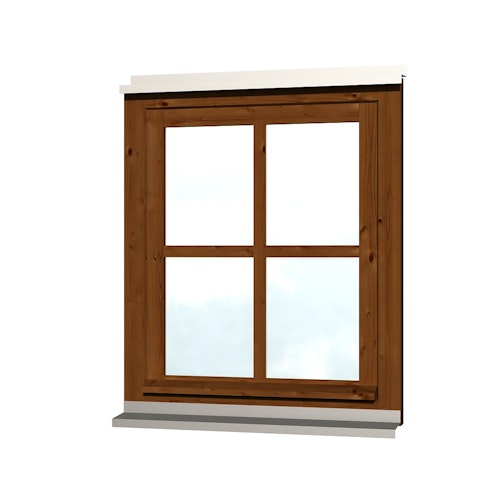 Skan Holz Einzelfenster für Carports