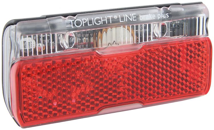 Busch + Müller Rücklicht Toplight Line plus schwarz 50 mm Schraubenabstand, BrakeTec Bremsli