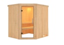 Vorschaubild Karibu Sauna Lilja - 68 mm Systemsauna - 230 Volt Plug & Play inkl. gratis Sauna-Zubehörset im Wert von 234,94 €