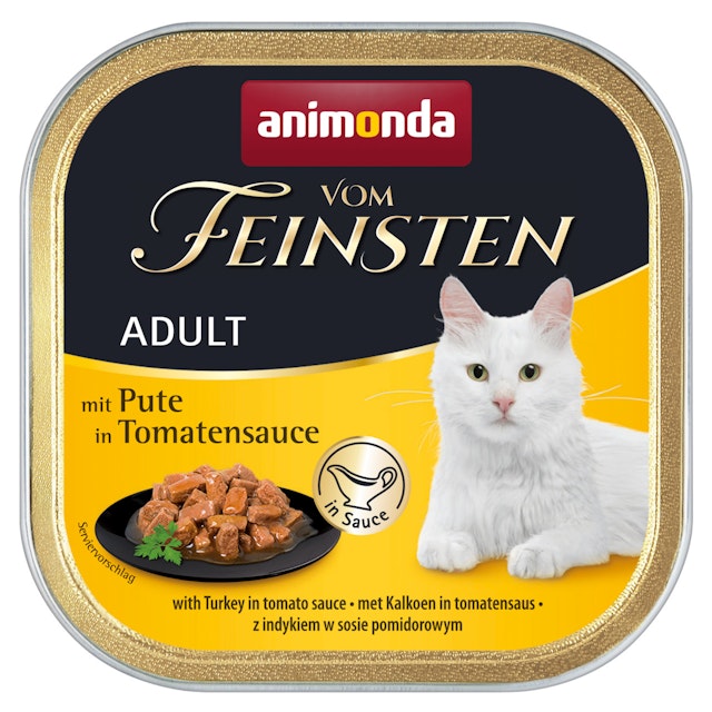 animonda Vom Feinsten Adult mit Sauce 100g Schale KatzennassfutterVorschaubild