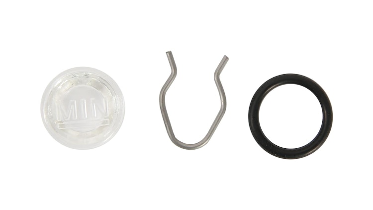 Brembo Bremsflüssigkeitsbehälter Schauglas für eckige Handbremszylinder, Bremsflüssigkeitsbehälter