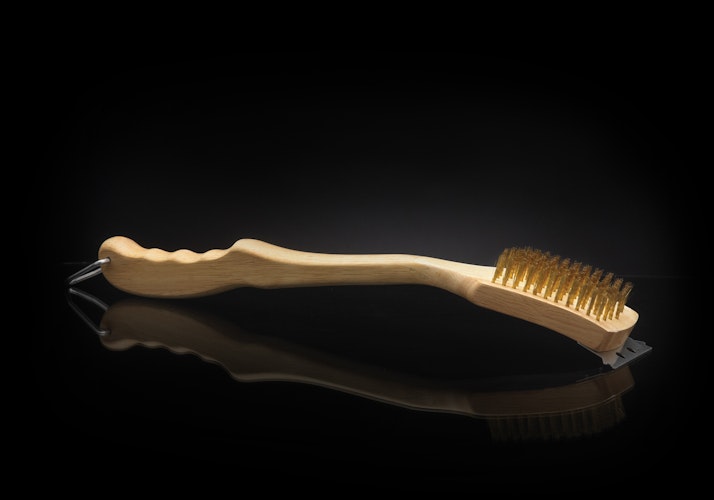 NAPOLEON Holzgrillbürste mit Messing Borsten (62028)