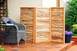Noor Haselnuss-Paravent in verschiedenen Größen
