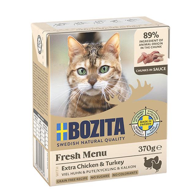 Bozita Häppchen in Soße 370 Gramm KatzennassfutterVorschaubild