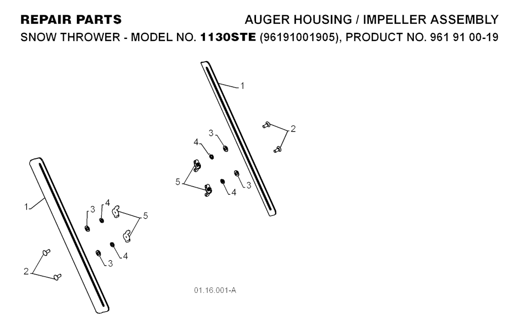 Explosionszeichnung Ersatzteile