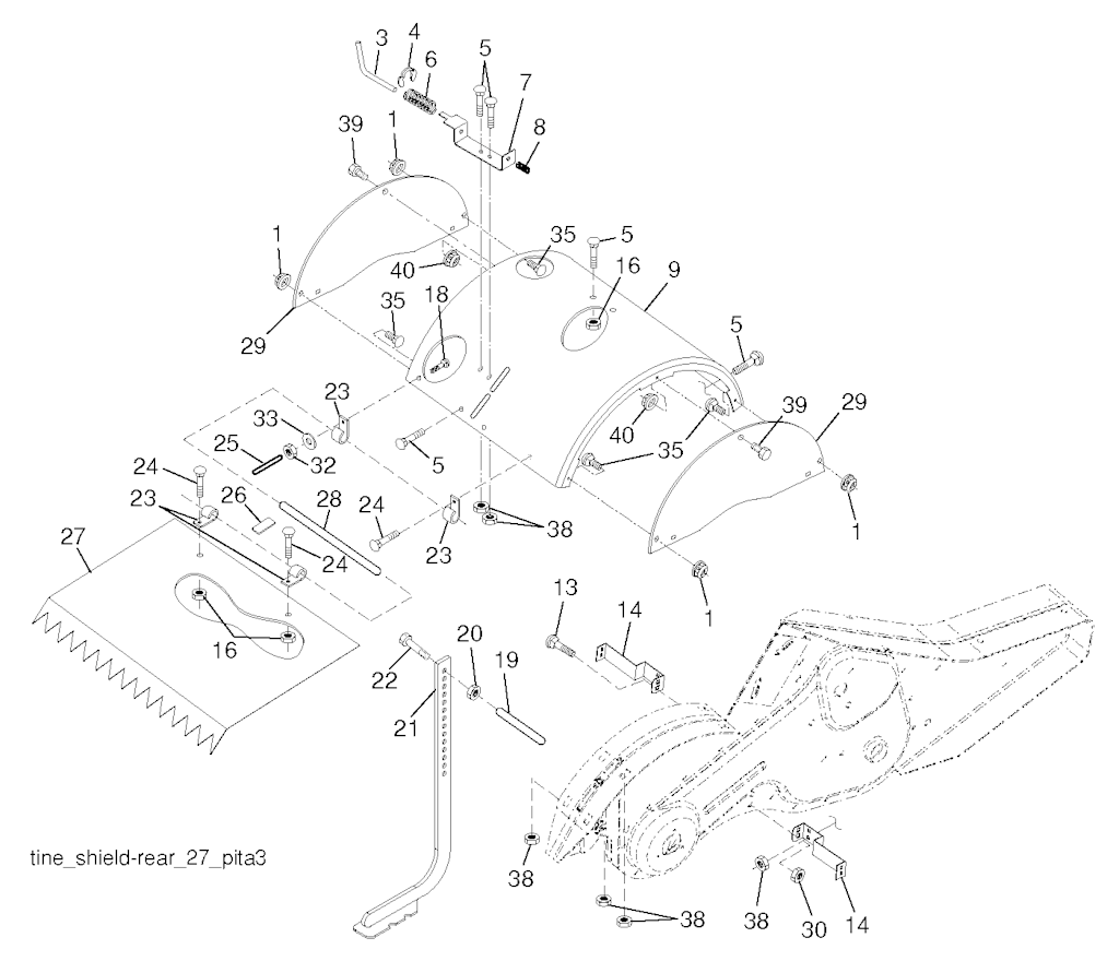 Explosionszeichnung Ersatzteile