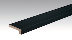 MEISTER Folien-ummantelte Profile Winkelabdeckleiste XL 2380 x 22 x 70 mm 02277 Schwarz DF