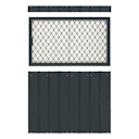 Vorschaubild Globel Seitenfenster 75x124 cm, anthrazit, für Skillion, Lean To, Dream