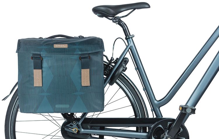 Basil Doppeltasche Elegance 49 l blau