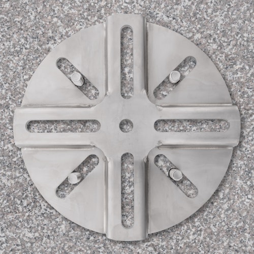 doppler Adapterplatte VARIO 60-170 mm, Edelstahl