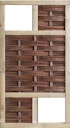 Vorschaubild T&J LABO-3D Weidengeflechtzaun 94x180 2 Fenster oben+unten