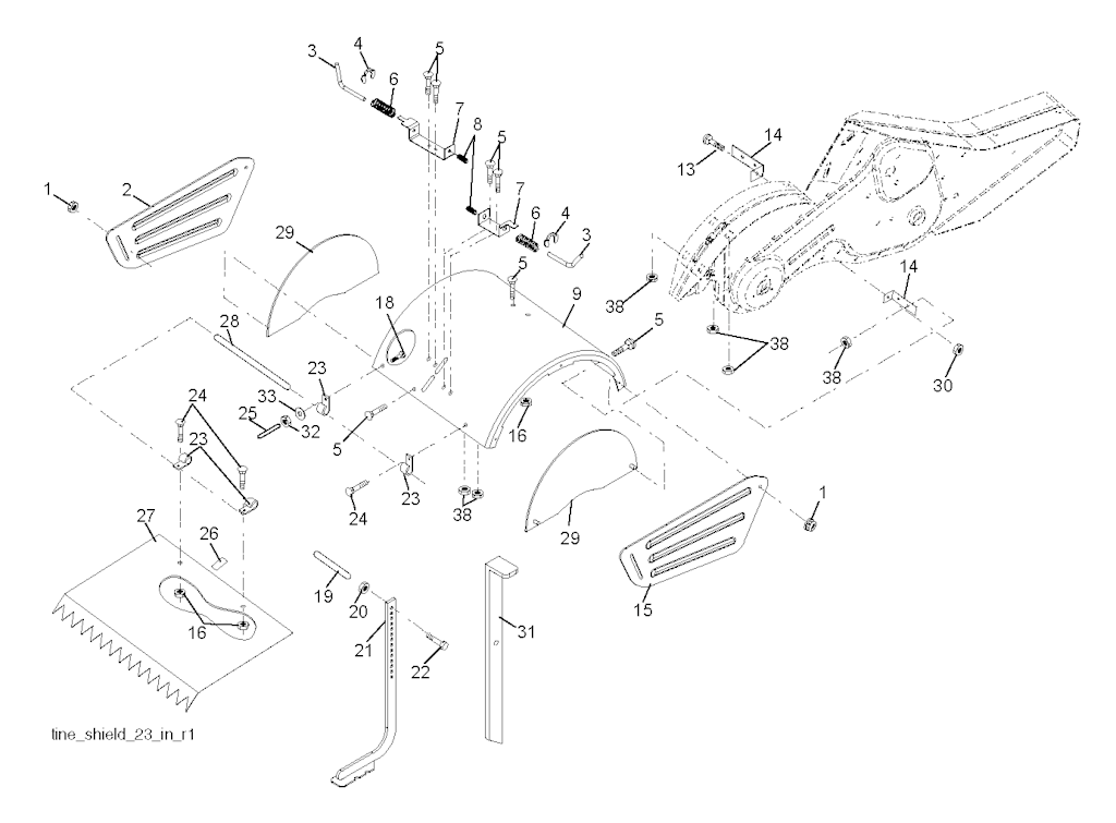 Explosionszeichnung Ersatzteile