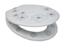 Vorschaubild Holzkern WC-Sitz WHITE FLOWER