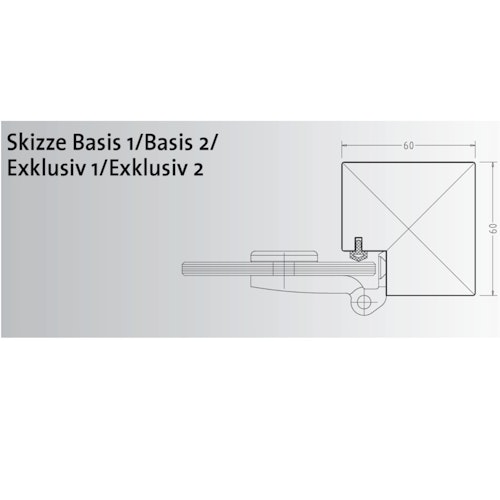 Infraworld Saunatür Basis 2 mit Holzrahmen und Türgriff - 6 mm ESG