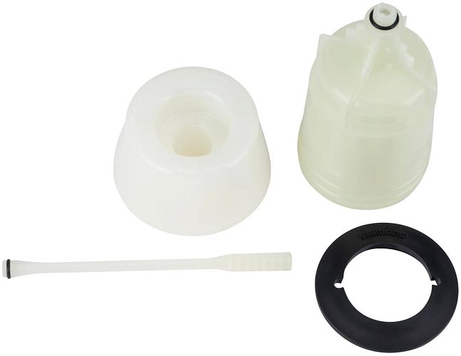 Shimano Entlüftungs-Kit TL-BR 001/002/003 transparent Trichter M5, MTB (TL-BR003)