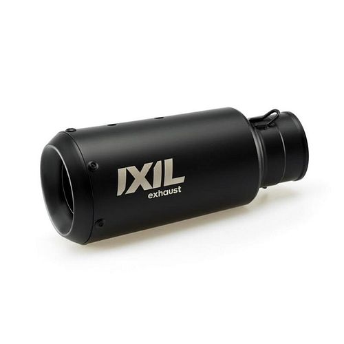 IXIL RB Edelstahl Doppelendschalldaempfer Schwarz