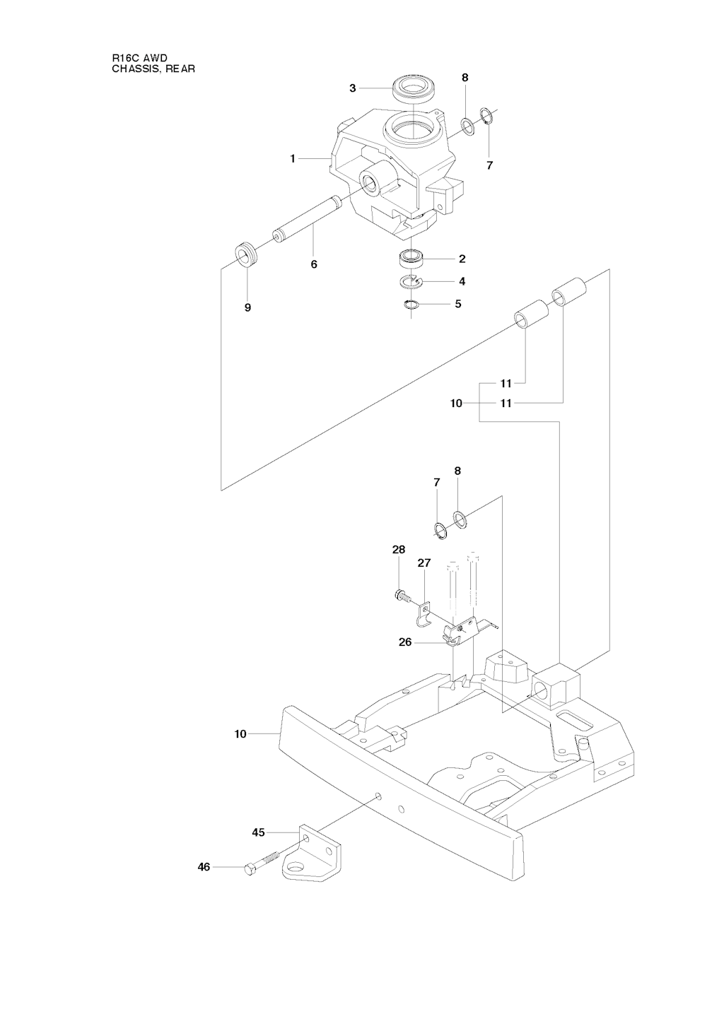 Explosionszeichnung Ersatzteile