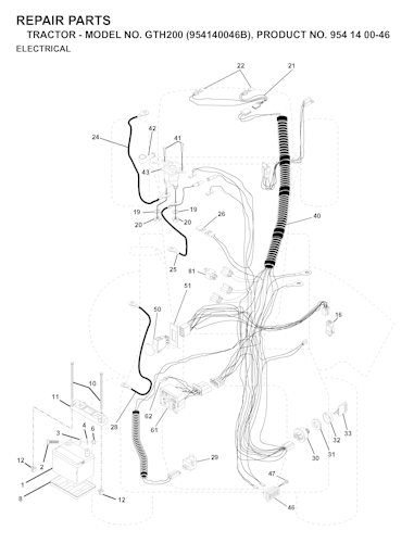 Husqvarna Gartentraktoren GTH200, 954140046B, 1998-07