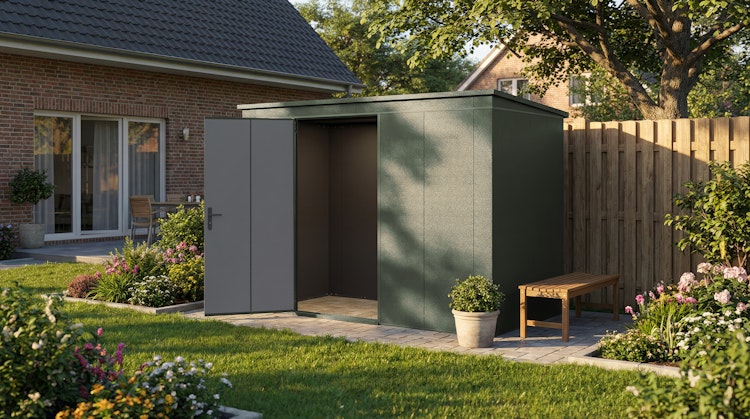 Weka Metall-Gerätehaus Gary 1-9