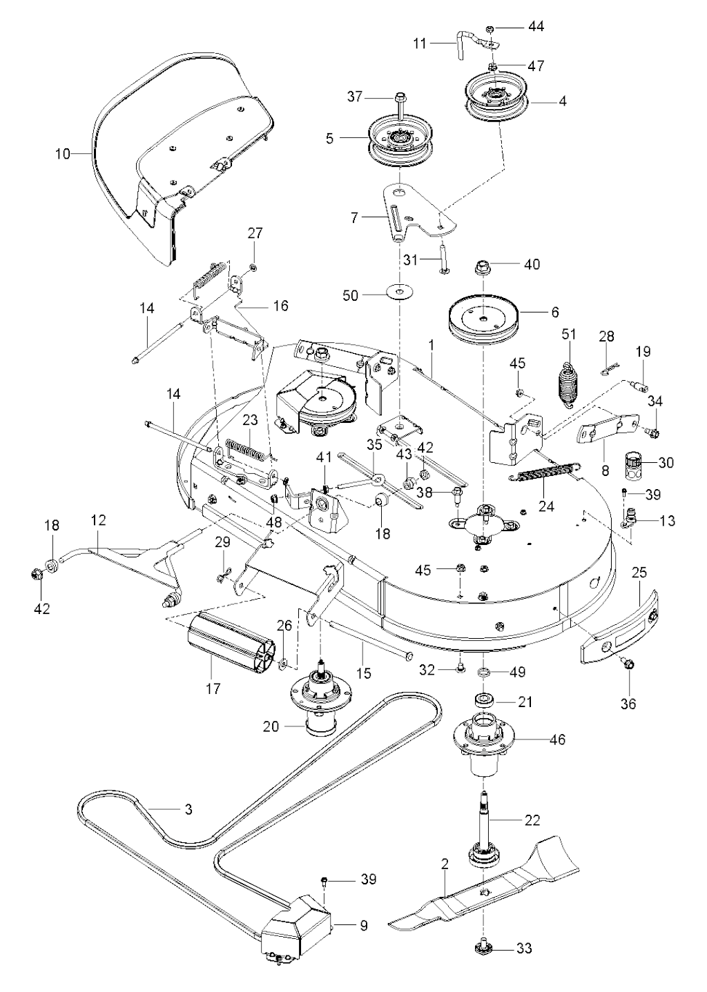 Explosionszeichnung Ersatzteile