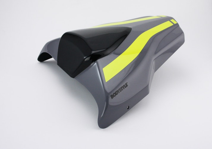 BODYSTYLE Sportsline Sitzkeil ABS Kunststoff grau/gelb für YAMAHA MT-09 / SP 