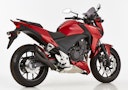Vorschaubild HURRIC SLIP-ON Schalldämpfer Pro 2 Edelstahl beschichtet für HONDA CB500F,CB500X