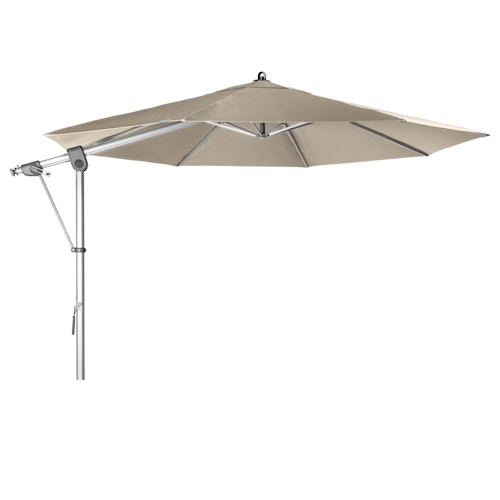 doppler Pendelschirm EXPERT 350, Aluminium Silber / 100 % Polypropylen 220 g/m²