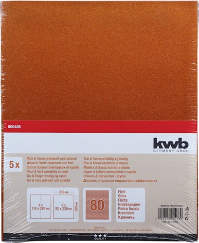 kwb 5 Schleifbogen Flint K  80 800408