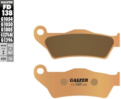 Galfer Bremsbelag G1396 - Sintermetall Offroad, Bremsbelag "FD138" Satz