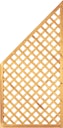 Vorschaubild T&J DIAGONAL Rankzaun Ecke 6 x 6 cm 90 x 180/90 cm